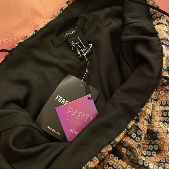 Sequin leopard party mini dress *NEW W/ Tags* - Picture 3 of 3